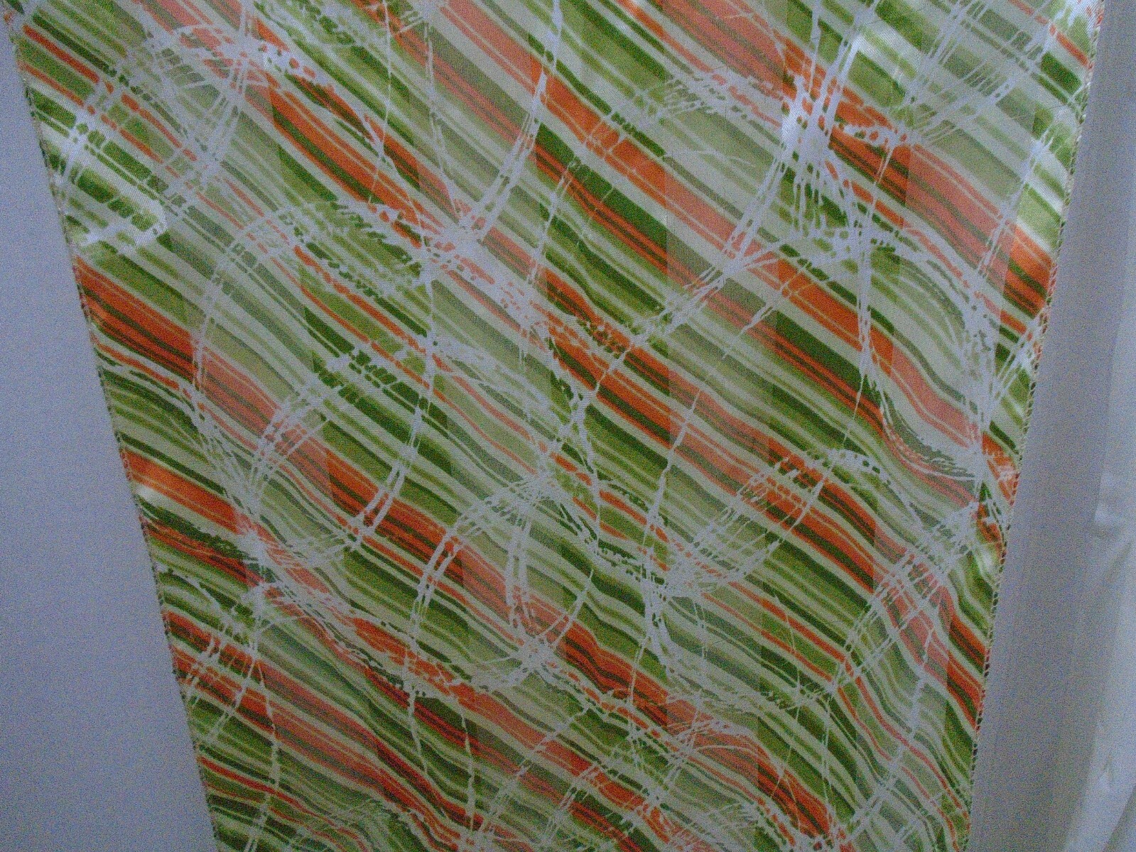 VTG DELICATE HEAD ROLLED EDGE RECTANGULAR SCARF  … - image 1