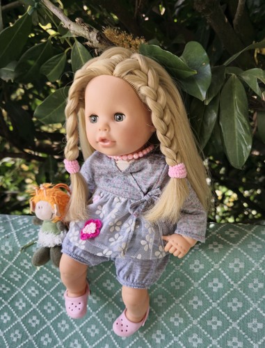Götz Puppe 33 cm blond Muffin Cosy Aquini 2016 Baby Girl mit viel Zubehör Doll - Bild 18 von 24