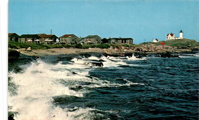 Lighthouse Village Nubble Point York Beach Maine one room apartments Postcard