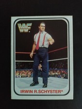 WWF MERLIN 1991 TRADING CARDS WRESTLING IRWIN R. SCHYSTER n 41/150 EXCELLENT