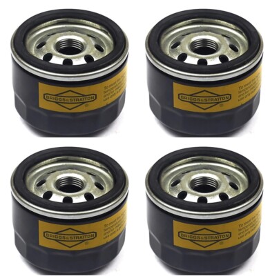 Briggs & Stratton 5049K Oil Filter for Vanguard & Intek Engine - Pack of 4