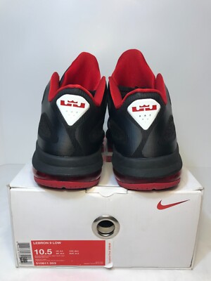 ?Nike LeBron Low Bred Black Red White 510811-003 - Mens  display picture 2