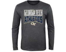 Outerstuff NCAA Youth (4-20) GA Tech Yellow Jackets Performance L/S Energy Tee