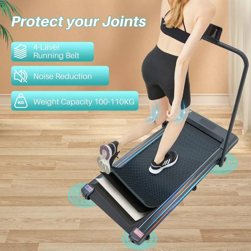 Electric Foldable Walking Pad Treadmill–Smart Underdesk Running Machine & Holder - Image 3 of 4