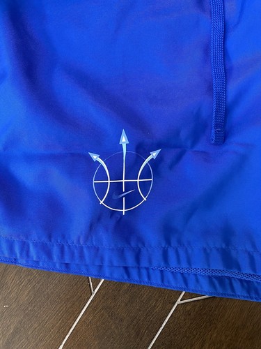 Nike Woven Flow Summer Hoop Shorts Size XXL 2XL Blue Basketball Sportswear - Picture 2 of 7