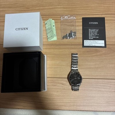 CITIZEN Perpetual Calendar AS1060-54E Solar Papers Radio Controlled Black Date
