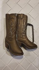 Vintage Brass Belt Buckle Western Cowboy Boots 1979 by Baron