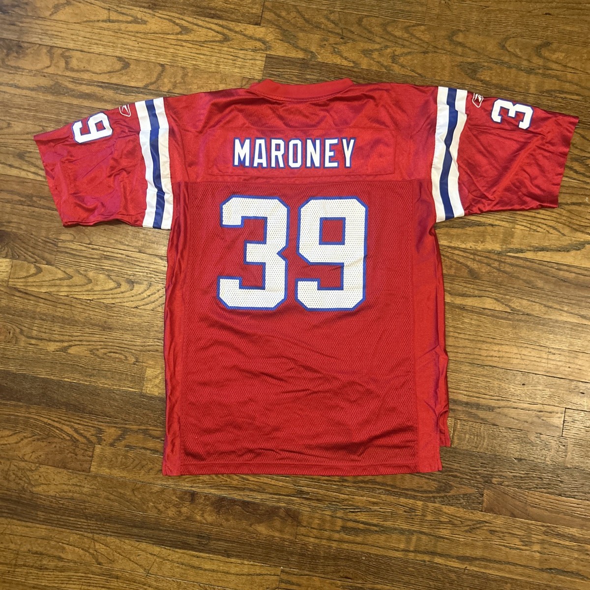 Vintage Y2K Reebok NFL New England Patriots Laurence Maroney Jersey Men’s L