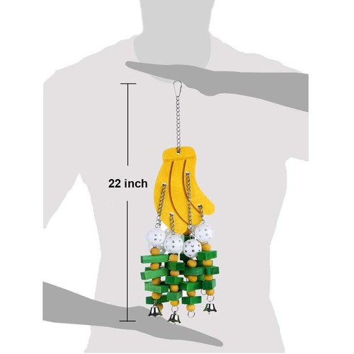 Large Bird Parrot Toys for Cockatoos African Grey Macaws and Amazon Parrots u - Picture 2 of 19