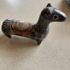 Mexican Tonala Pottery Bird/Horse Figures Lot of 2 Handpainted Floral Folk VTG — photo 9