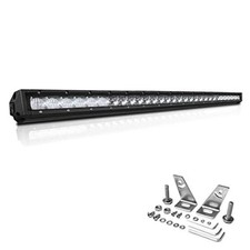 32 Inch LED Light Bar, 400W Flood SpotBeam Combo Straight Single Row 40000LM