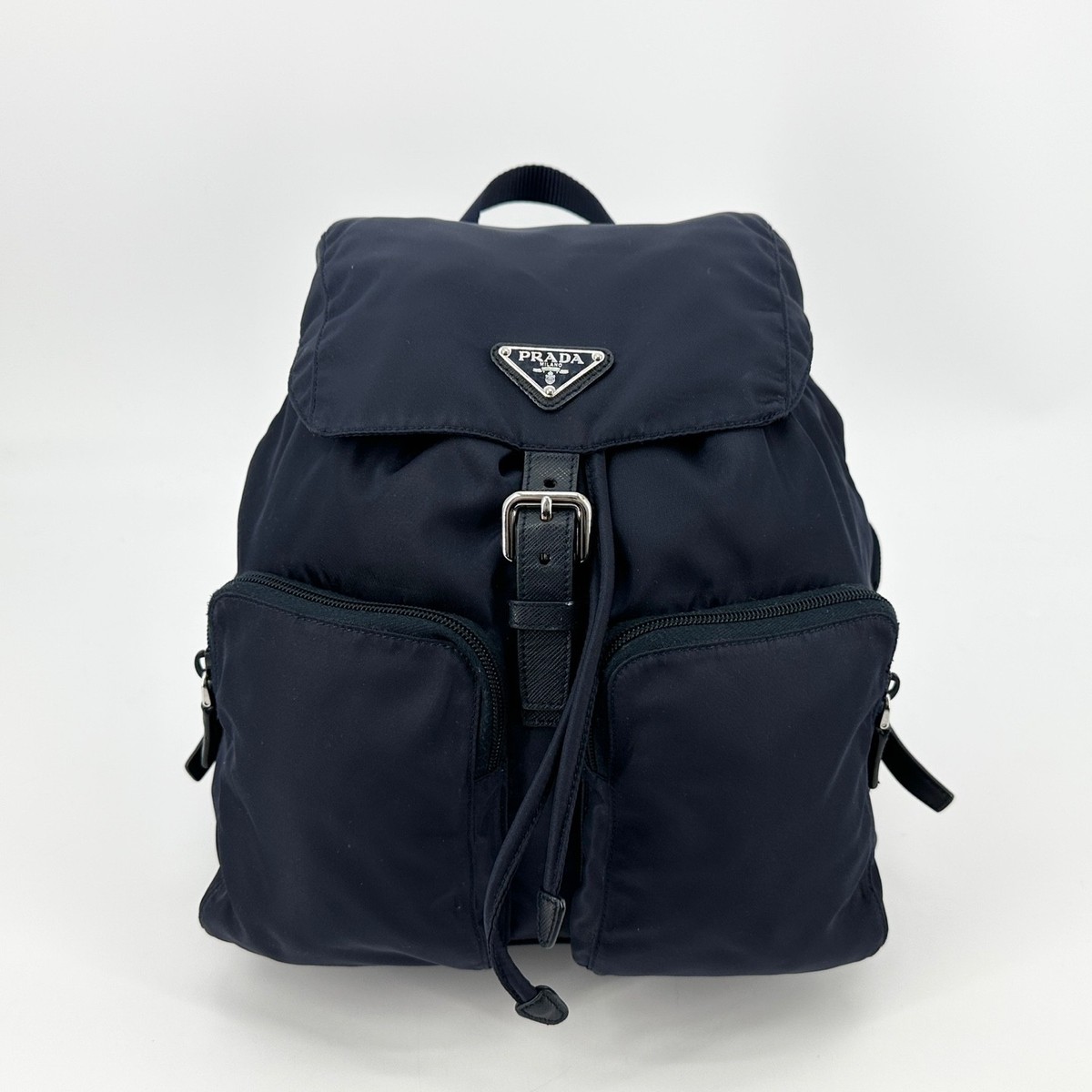 PRADA プラダ　リュック　ポコノ　テスート　ナイロン　24092005 Prada Re-Nylon Triangle Logo Pocono Backpack 1BZ005
