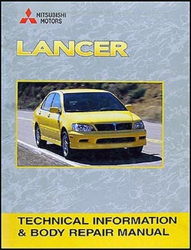 Manuale Originale Carrozzeria Mitsubishi Lancer 2002-2007 - Afbeelding 1 van 2