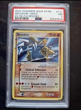 Groudon gold star psa 7 eng