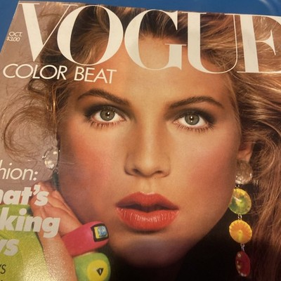 VTG Vogue Magazine October 1987 Rachel Williams Richard Avedon