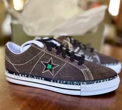 NIB Converse x Patta One Star Limited Edition 4-Leaf Clover  Hairy Suede 5M/6.5W