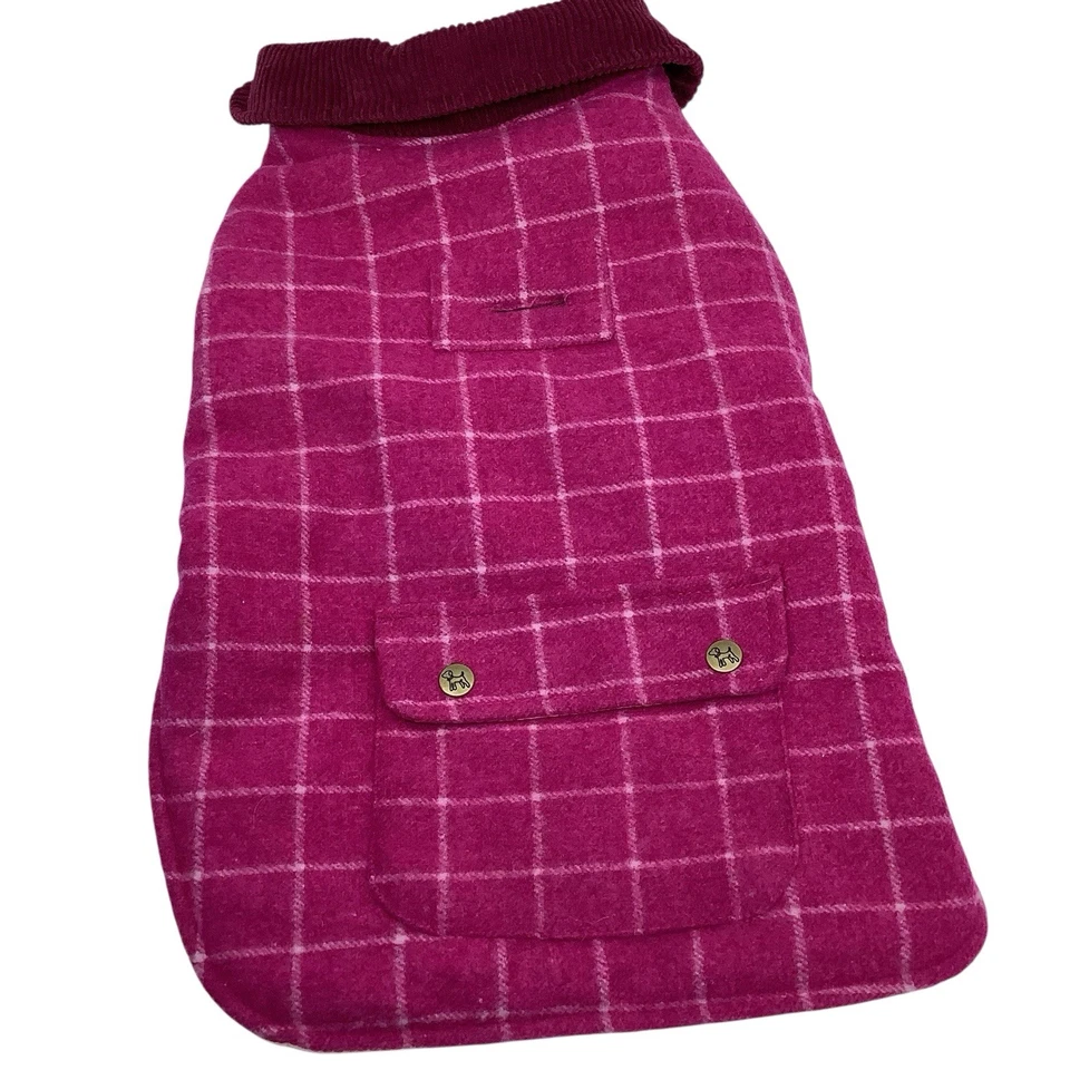 Casaco de lã country tamanho 14 rosa tweed mistura - Imagem 2 de 4