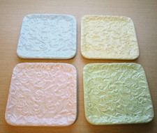 4 Grasslands Road 6 Square Pastel Appetizer P...