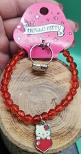Hello Kitty With Rose Sanrio Retro 2007 Kids Bracelet  Ring New RBJ
