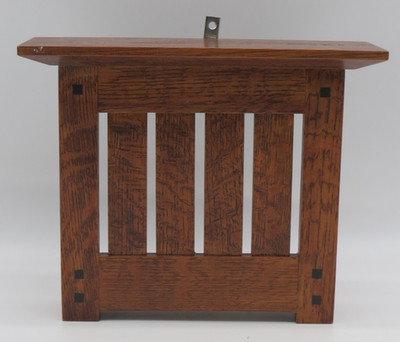 Arts & Crafts Mission Style Solid Oak Doorbell Decorative Cover