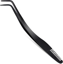 Lash Applicator Tool with b, Curved Eyelash Tweezers for Precis