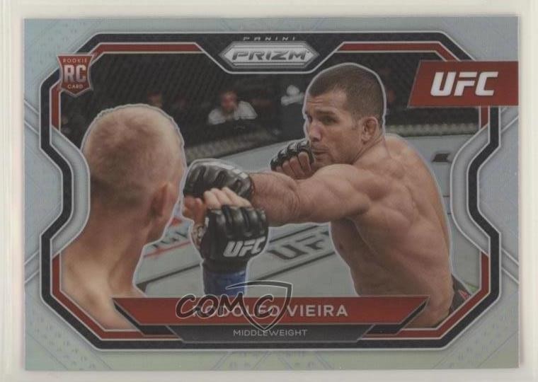 2021 Panini Prizm UFC Silver Prizm Rodolfo Vieira #107 0i7t
