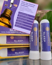 2x RareESSENCE Aromatherapy SLEEP Aroma Inhaler Aid Support Lavender Chamomile 