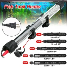 Aquarium Submersible Heater Fish Tank Water Auto Thermostat 25/50/100/200/300W