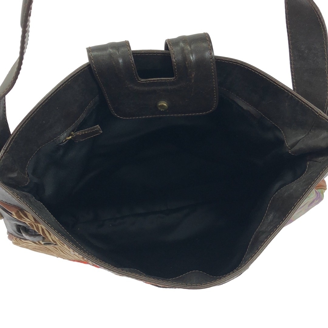 Gianni Versace Mix Patchwork Leather Handbag Mult… - image 6