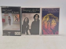 Lot of 3 Cassettes Robert Plant: No Quarter, Manic Nirvana, Pictures At 11 READ