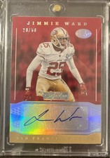 2016 Panini Donruss Signature Series Jimmie Ward #49 Holo Silver /50 (AU) Mint