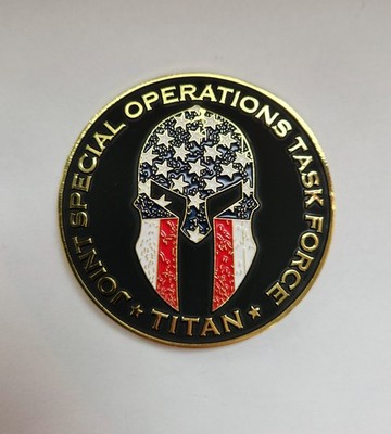 Joint Special Operations Task Force East Africa Echo Two Titan Challenge Coin