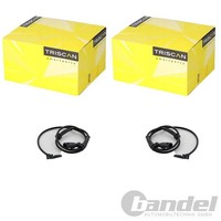 2X Triscan ABS-SENSOR Raddrehzahl Hinten Passend FüR Renault Grand Megane ScÉNic