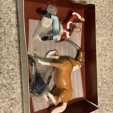 HARTLAND ROY ROGERS TRIGGER HORSE  RIDER SERIES 9" MODEL W/ BOX