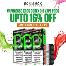 Genuine Vaporesso XROS Corex 3.0 Vape Pods ? Replacement Cartridges for XROS Kit