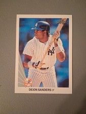 Deion Sanders-Baseball Card Leaf# 359 RC
