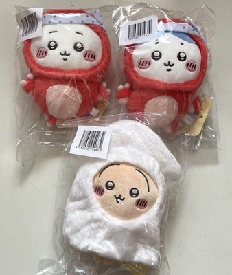 3Pcs Plush Doll For Chiikawa Store Kuji Octopus Squid Chikawa Hachiware Usagi