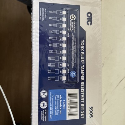 OTC 5905 Tamper Resistant TORX Plus Socket Set