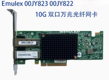 Emulex IBM 00JY823 10G Dual Port 10 Gigabit Fiber Optic Network Card