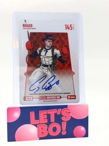 2026 Bo Jackson Battle Arena "BIGGEO" Craig Biggio DEBUT INSPIRED INK Brawl