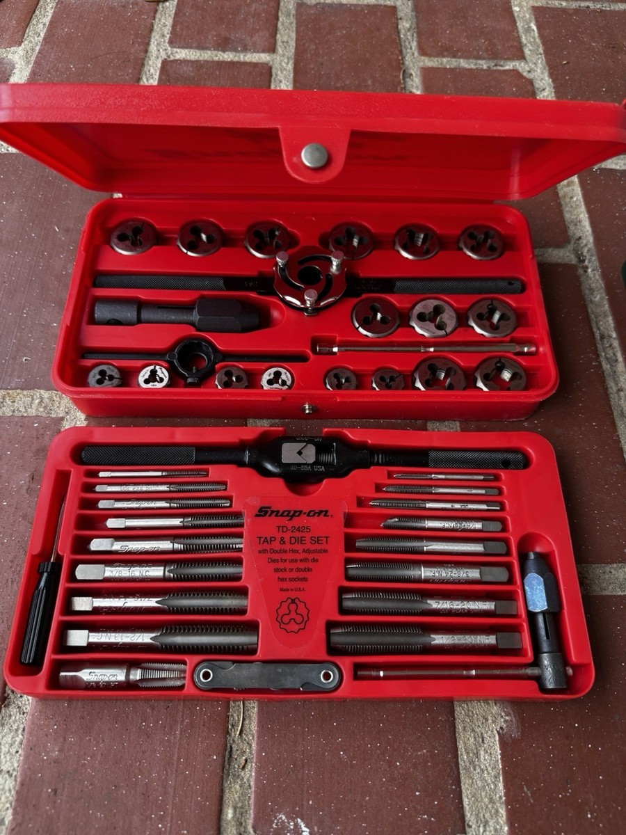 Snap-on 41 PC USA Tap and Die Set TD2425 for sale online | eBay