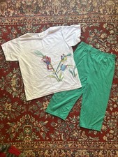 Carter s Vintage Lizard 2 Piece Pajama PJ Set Size 4T Shirt Pant Set