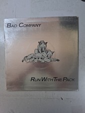 Vinyl Record LP Bad Company Run With the Pack VG