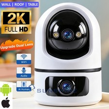 WiFi Security Camera Indoor 360 AI Movement Detection Cloud/TF 2.4GHz/5GHz Cam