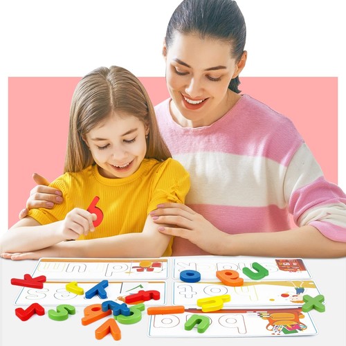 Learning Educational Toys for 2 3 4 5 6 Years Old Boys Girls, See & Spell Mat... - Picture 8 of 9
