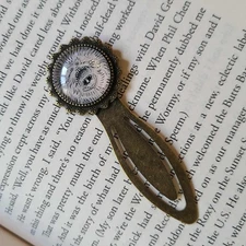 The Dark Crystal Fantasy Theme Vintage Brass Bookmark
