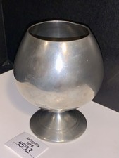VINTAGE Hoffritz English Pewter Snifter Goblet Cup Sheffield