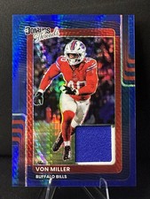 2025 Panini Donruss Optic - Donruss Threads Von Miller #DTBH-VMR Blue Hyper...