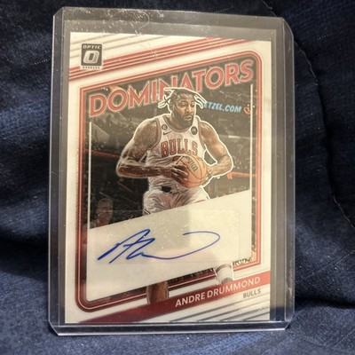 2022-23 Optic Basketball Andre Drummond #RDS-PWB Dominators  auto /99 - Bulls