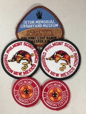 Philmont Scout Ranch lot of 5 activity badge BSA Camp Patch